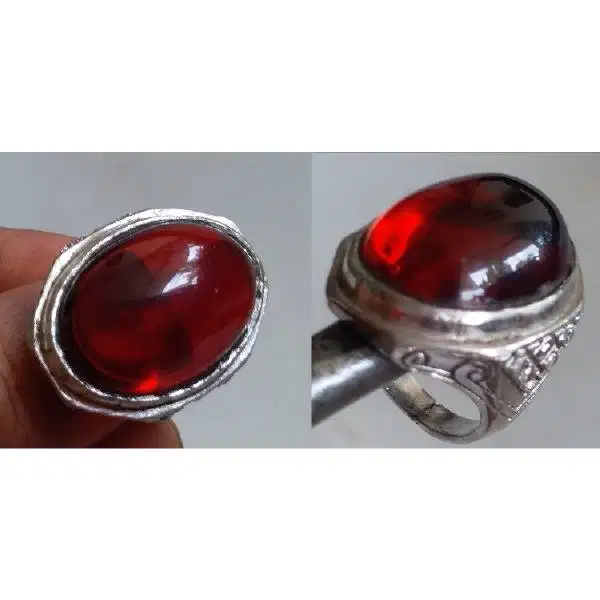 Antik batu permata / mulia Mirah / merah delima  ( Robijn / Ruby) berw