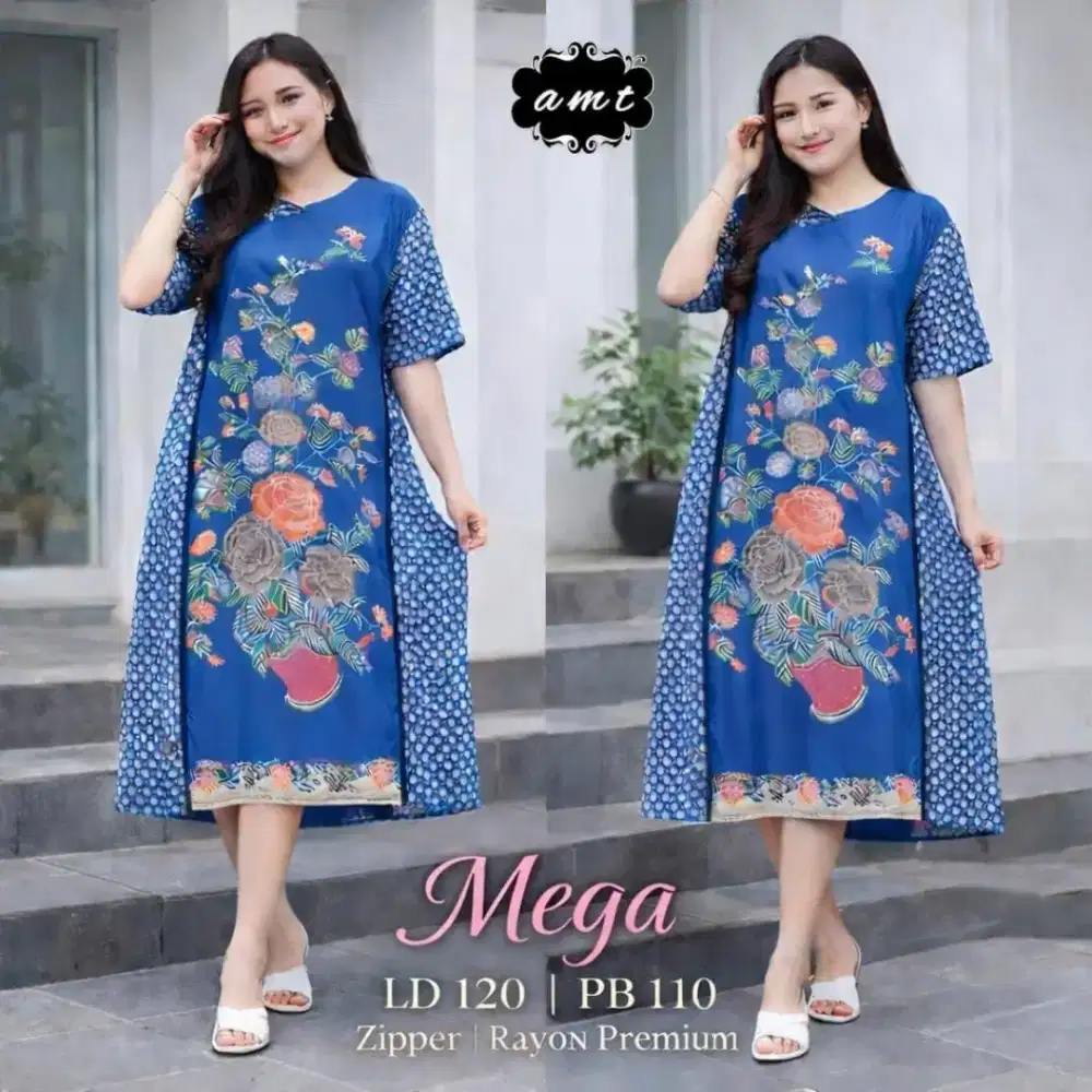 DRESS BATIK
LD 120 PB 110

Zipper Depan
Rayon Premium