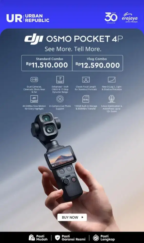 New! Dji Osmo Pocket 4P