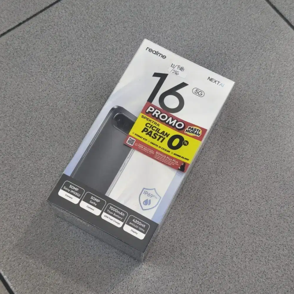 Kredit HP Tanpa DP! realme 16 5G Baterai 7000 mAh Proses Cepat & Mudah