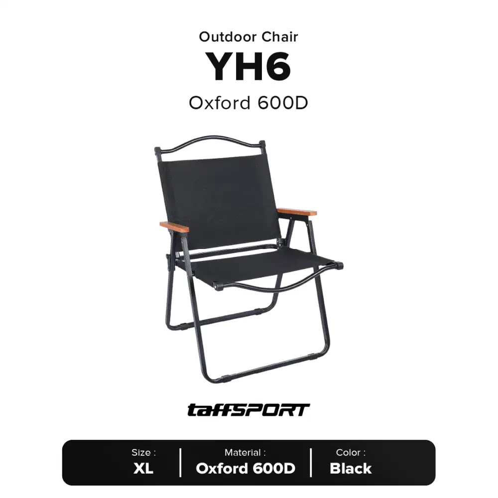 Kursi Lipat TaffSPORT YH6 Oxford 600D Portable Outdoor Folding Chair