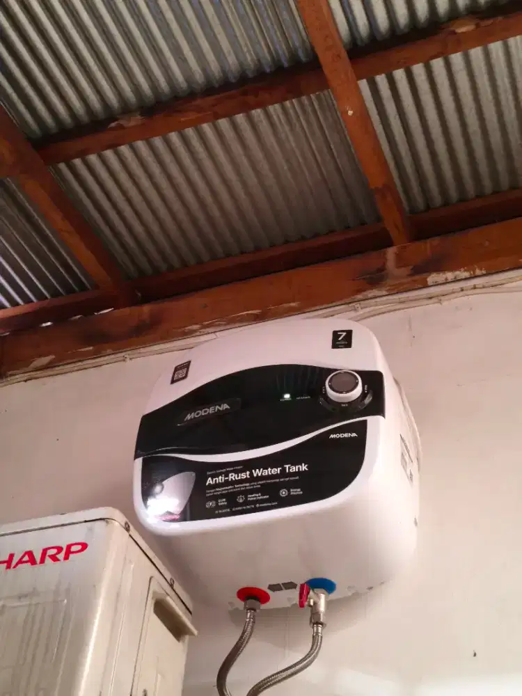 water heater listrik Modena dengan tangki seri Anti-Rust Water Tank