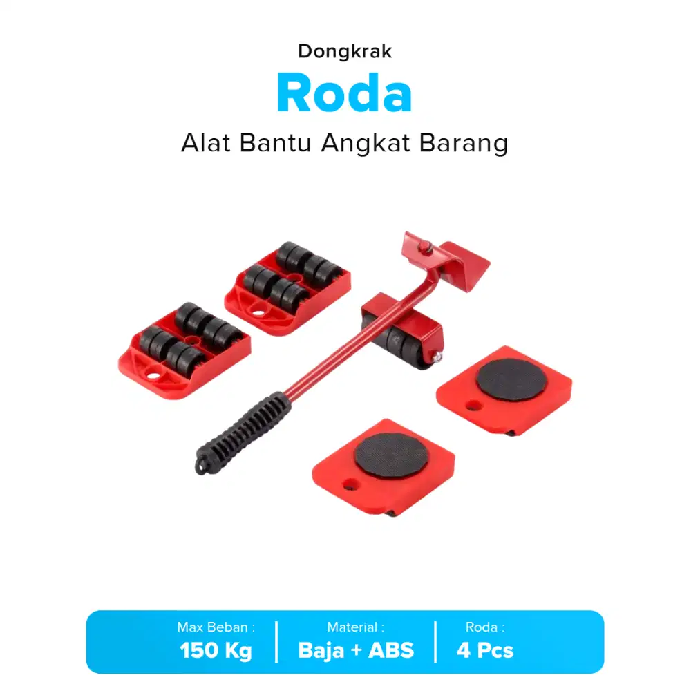 Dongkrak Roda Alat Bantu Angkat Barang Furniture Sofa Lemari Kulkas