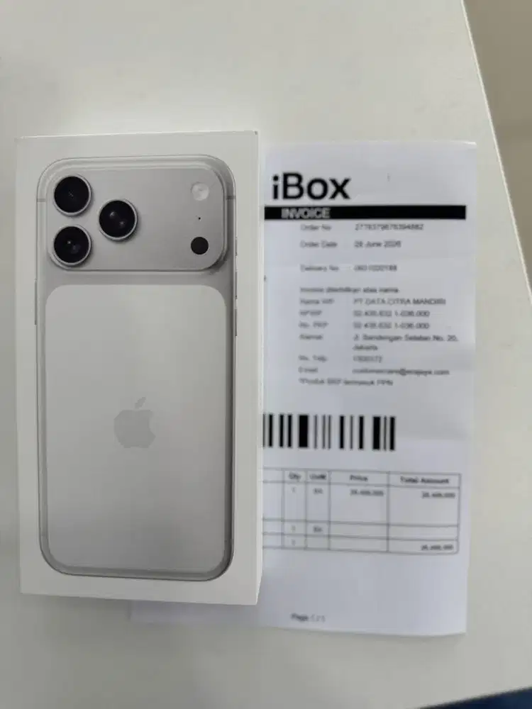 iphone 17 promax ibox new segel