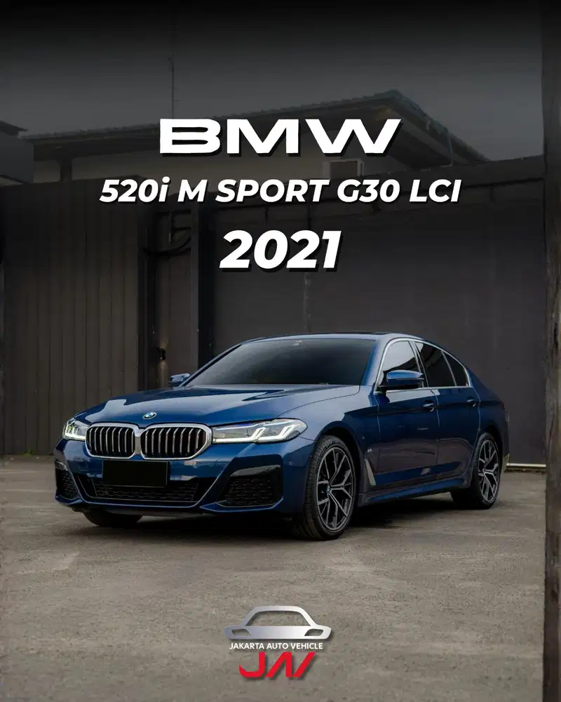 BMW 520i M SPORT G30 LCI 2021 / LOW ODO / LIKE NEW / MINT CONDITION