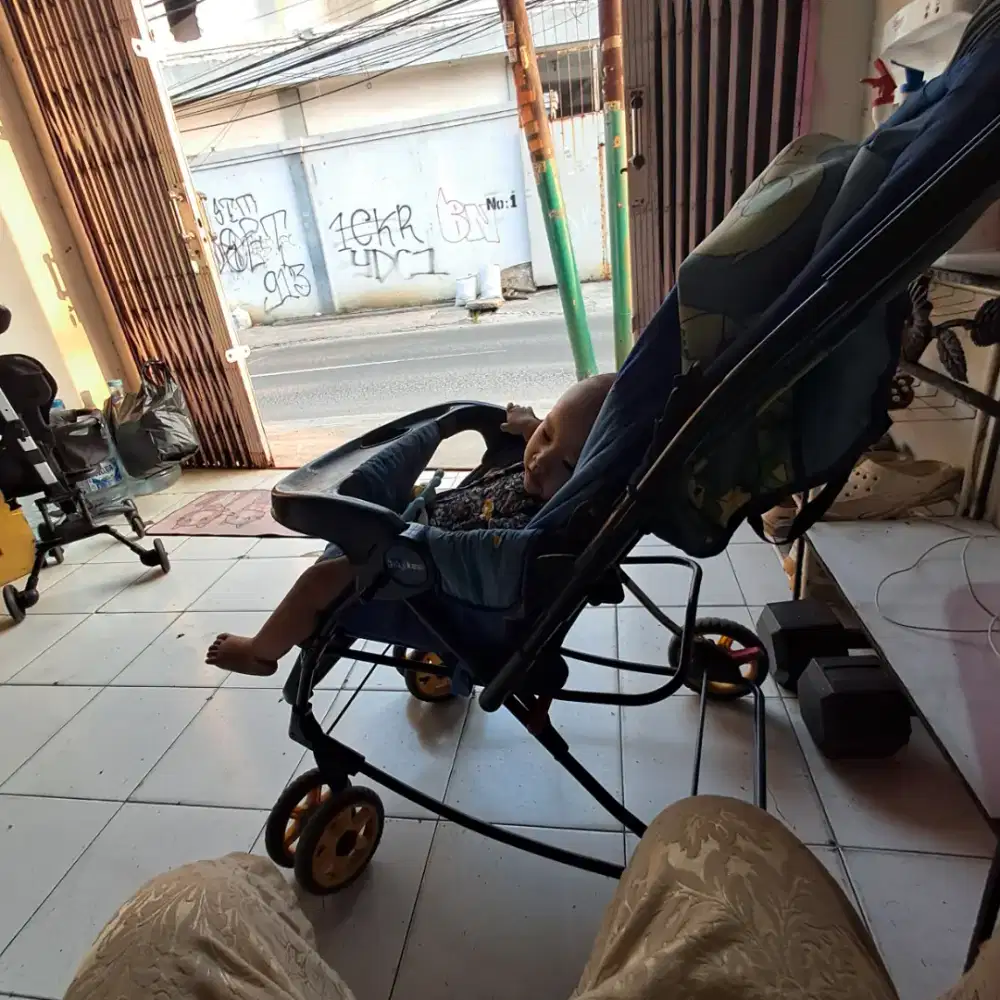 Stroller dorongan bayi gerobak grobak