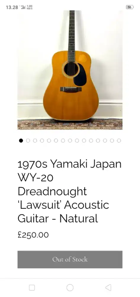 Gitar akustik Japan