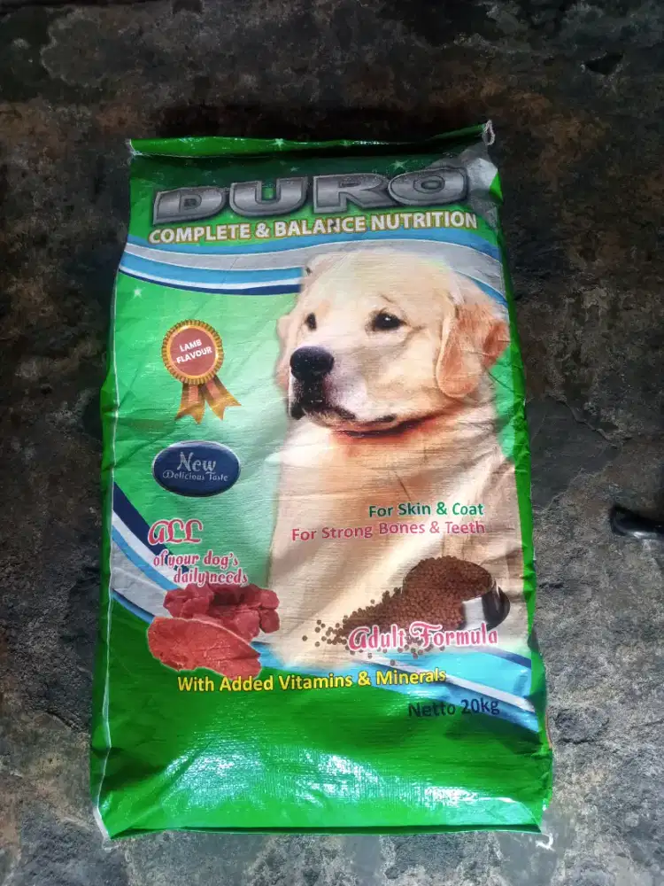 Dogfood Duro lamb 20kg 20 kg makanan anjing bagus murah
