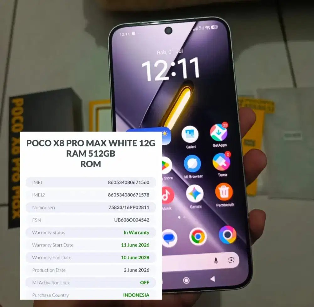 Poco X8 Promax 12/512 Like New