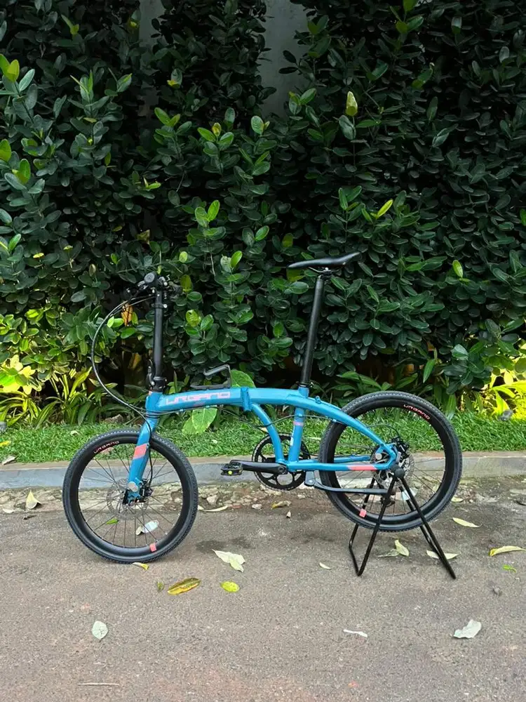 Sepeda Lipat Polygon Urbano 5 BLUE GLOSSY !!!
