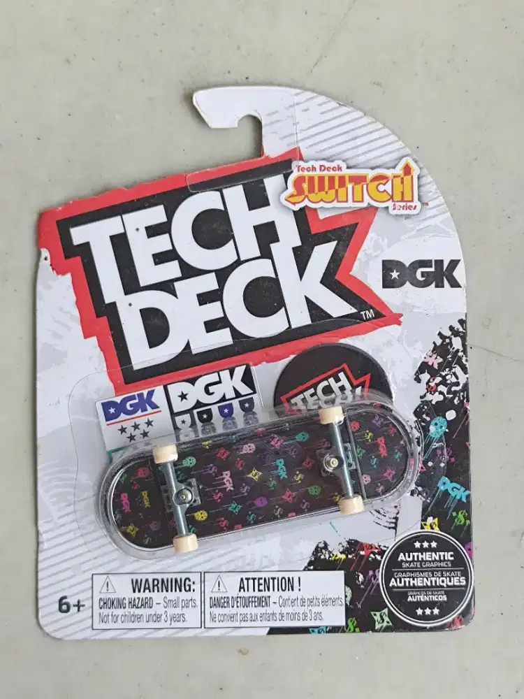 Tech Deck Switch Series DGK Jason Mask Hologram SpinMaster Fingerboard