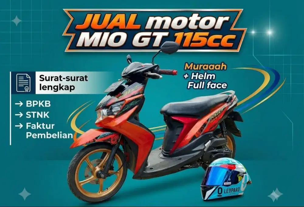 Mio GT 115cc - Plat Sawangan Depok