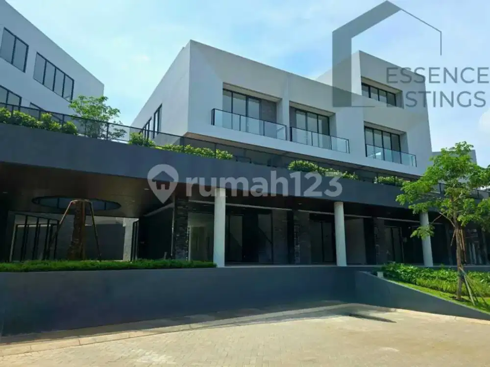 DISEWAKAN MINIMAL 5 TAHUN – RUKO SUDUT 3 LANTAI DI EMERALD CORE BINTARO