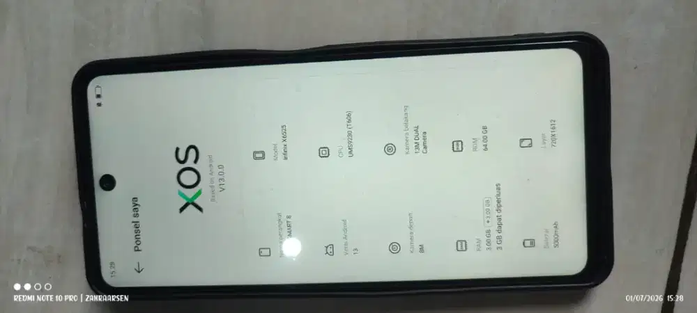 Infinix 3+3/64 no kendala