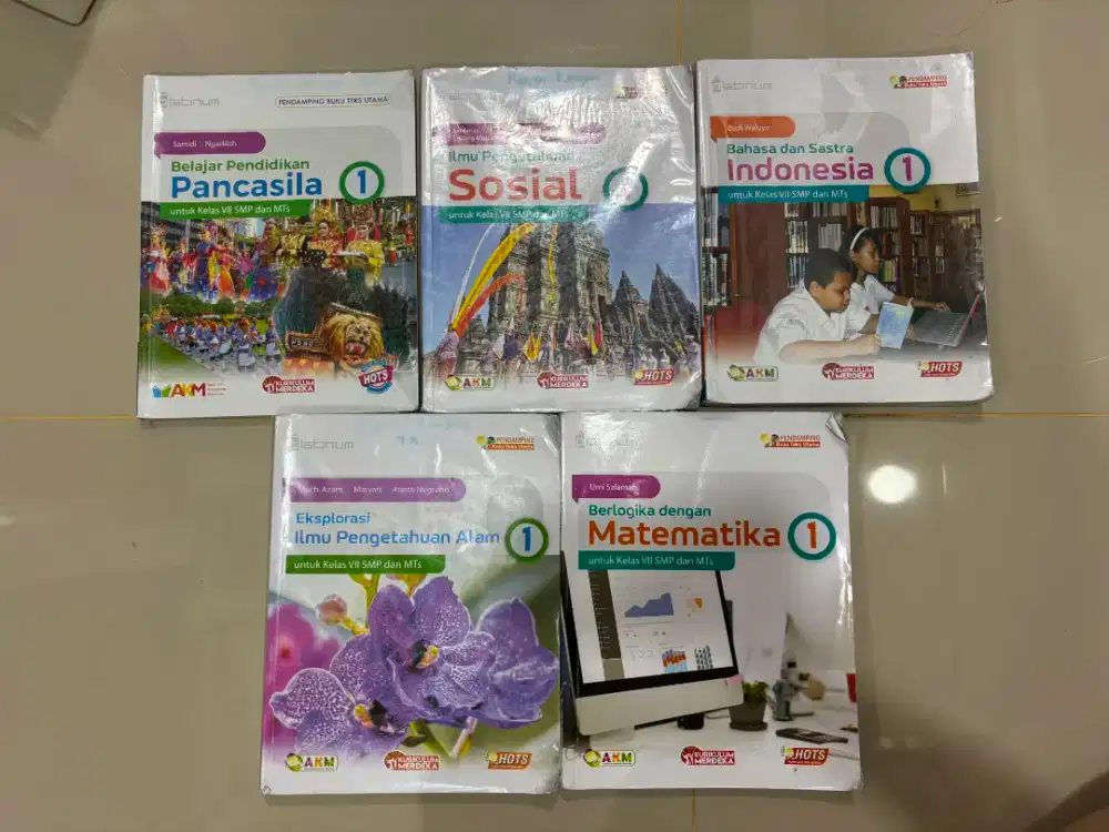 Buku pelajaran kelas VII penerbit Tiga serangkai platinum