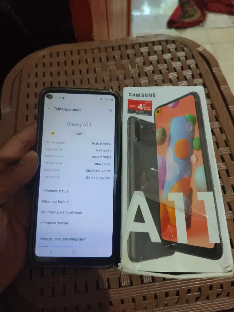 Samsung Galaxy A11 3/32GB normal jaya jual murah cepat pasarkemis