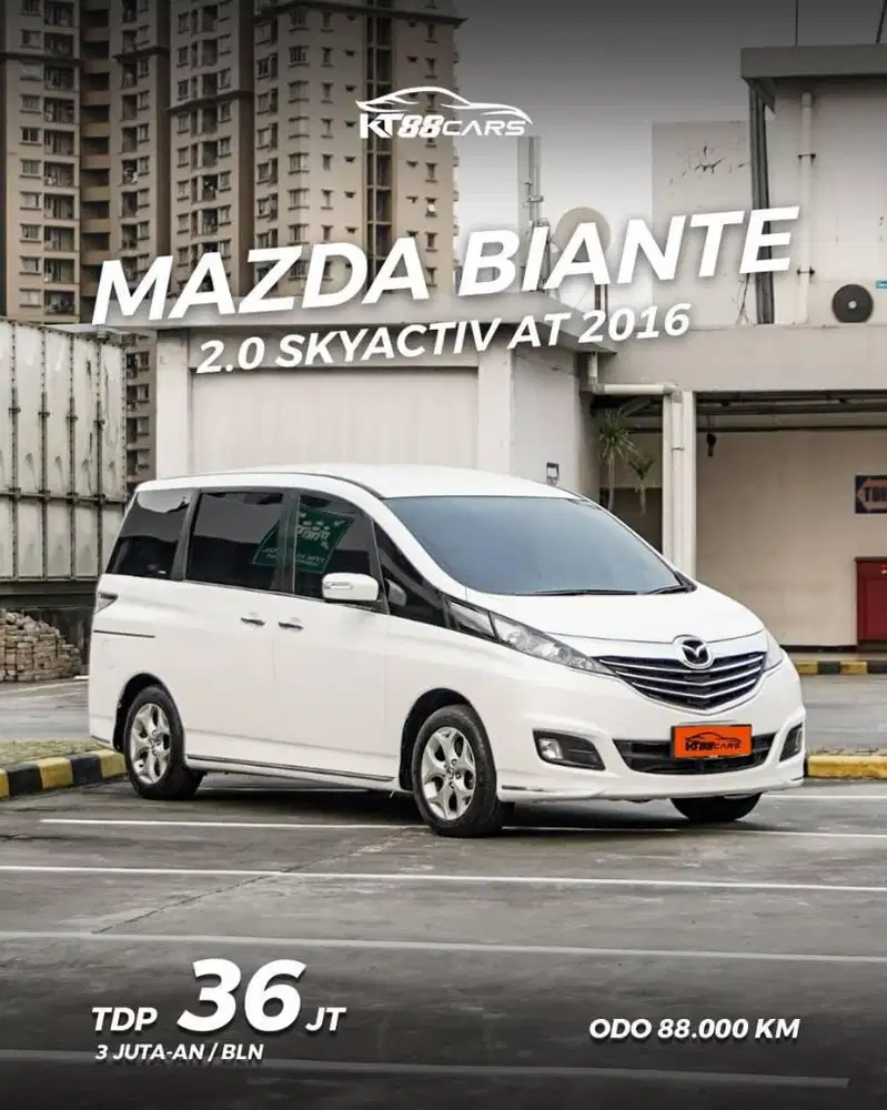 Mazda Biante 2.0 Skyactiv AT Tahun 2016 Tdp 36 Jt