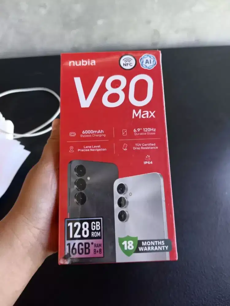Nubia v80 2026 garansi resmi new