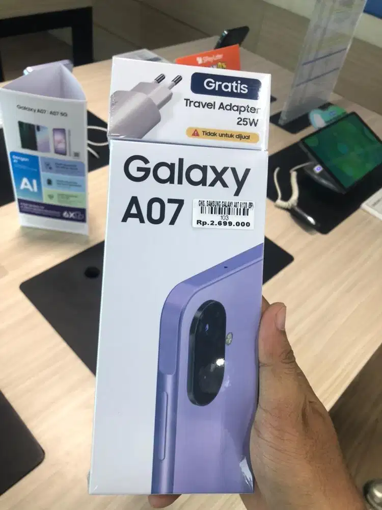 Ready Samsung A07 6/128. Garansi resmi 1 Tahun Atlantis Dahsyat