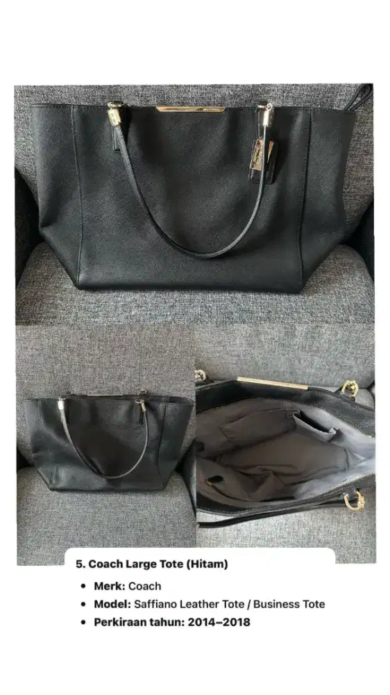Tas wanita merk COACH