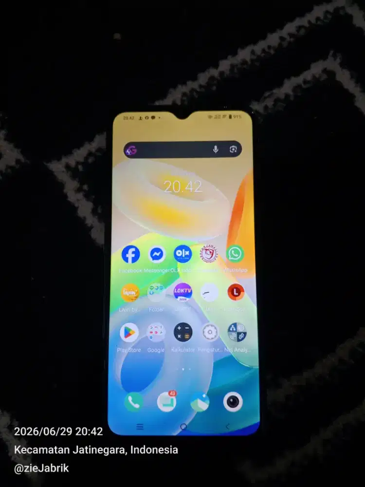 Vivo Y16 Ori mulus Ram 4+4/128