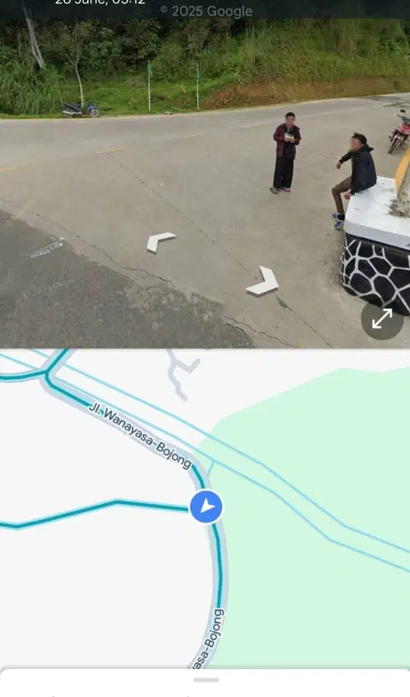 Dijual lahan strategis pinggi jalan  di hook Wanayasa purwakarta