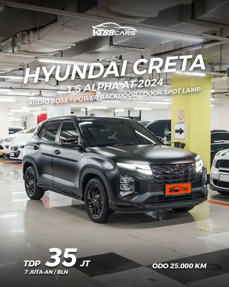 Hyundai Creta 1.5 Alpha AT Tahun 2024 Km 25 Rb Record