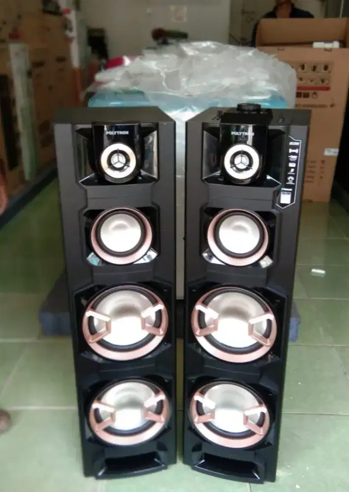 Kredit speaker aktif Bluetooth polytron tanpa dp