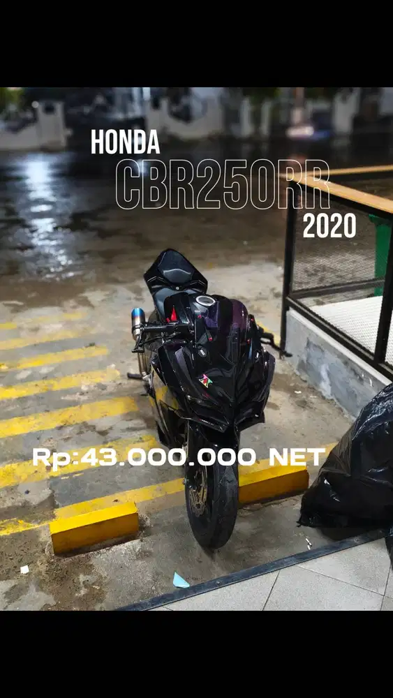 CBR250RR TAHUN 2020, KONDISI 95% MULUS SEPERTI BARU!!!