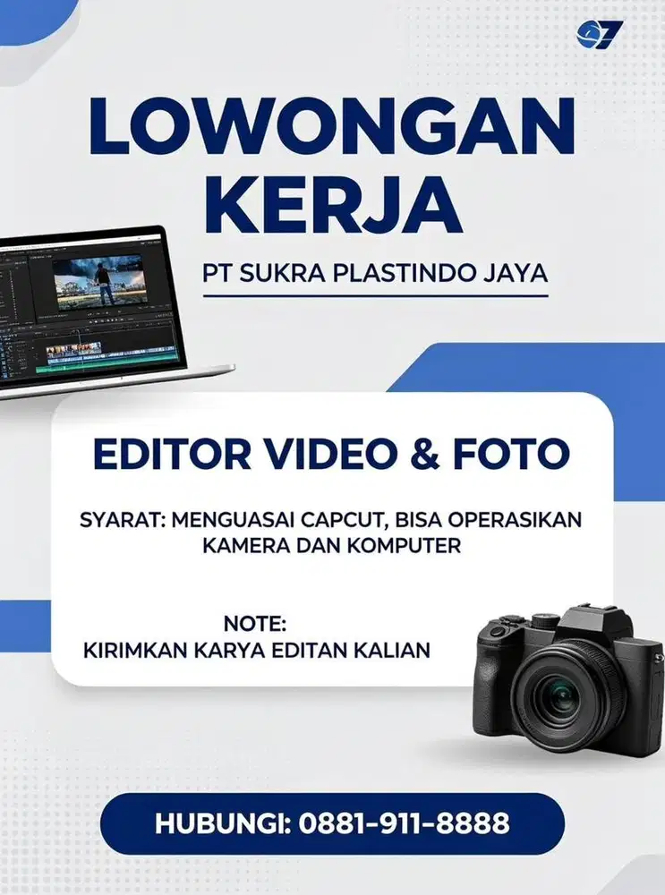 Di butuhkan editor segera