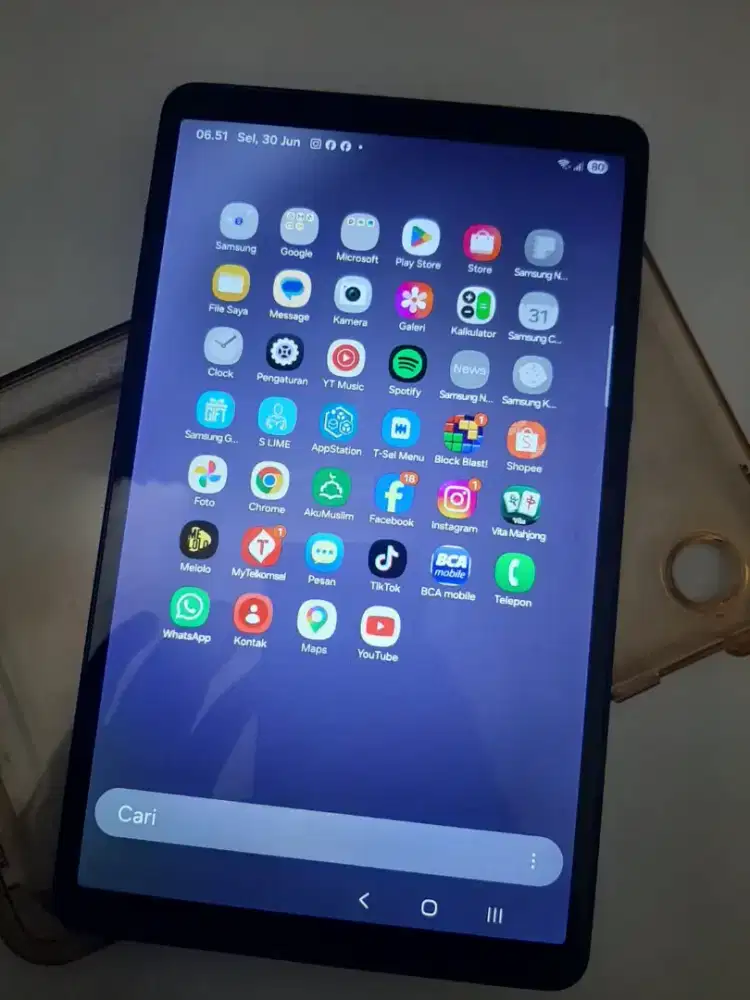 SAMSUNG TAB A9 4/64 MULUS SECON ORIGINAL