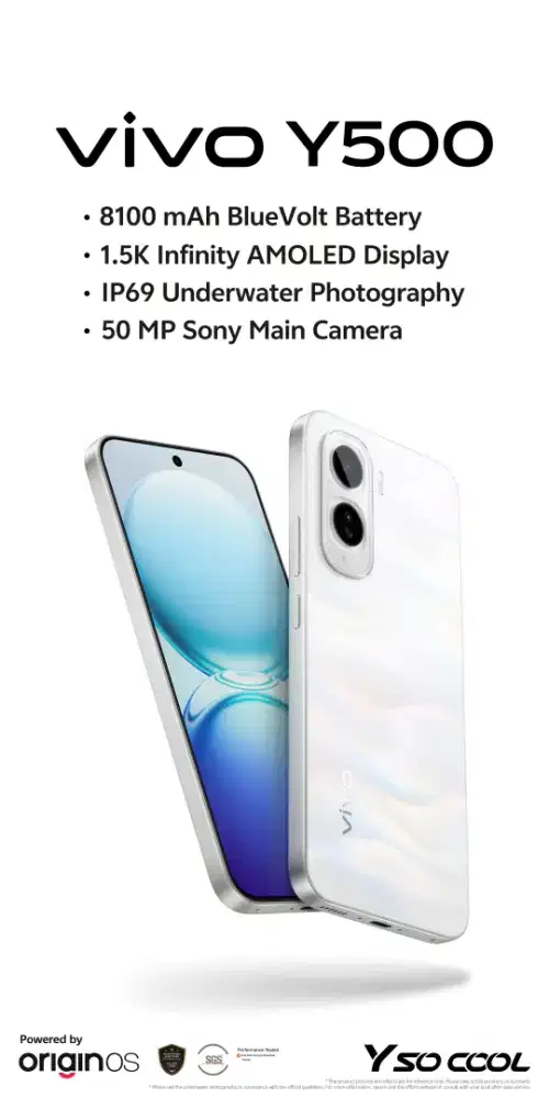 New Product VIVO Y500