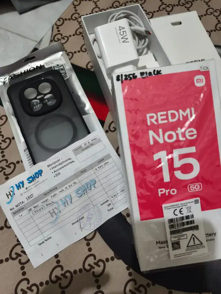 Redmi note 15 Pro 5g 8/256gb Seminggu Pakai Fullset Original #Bu