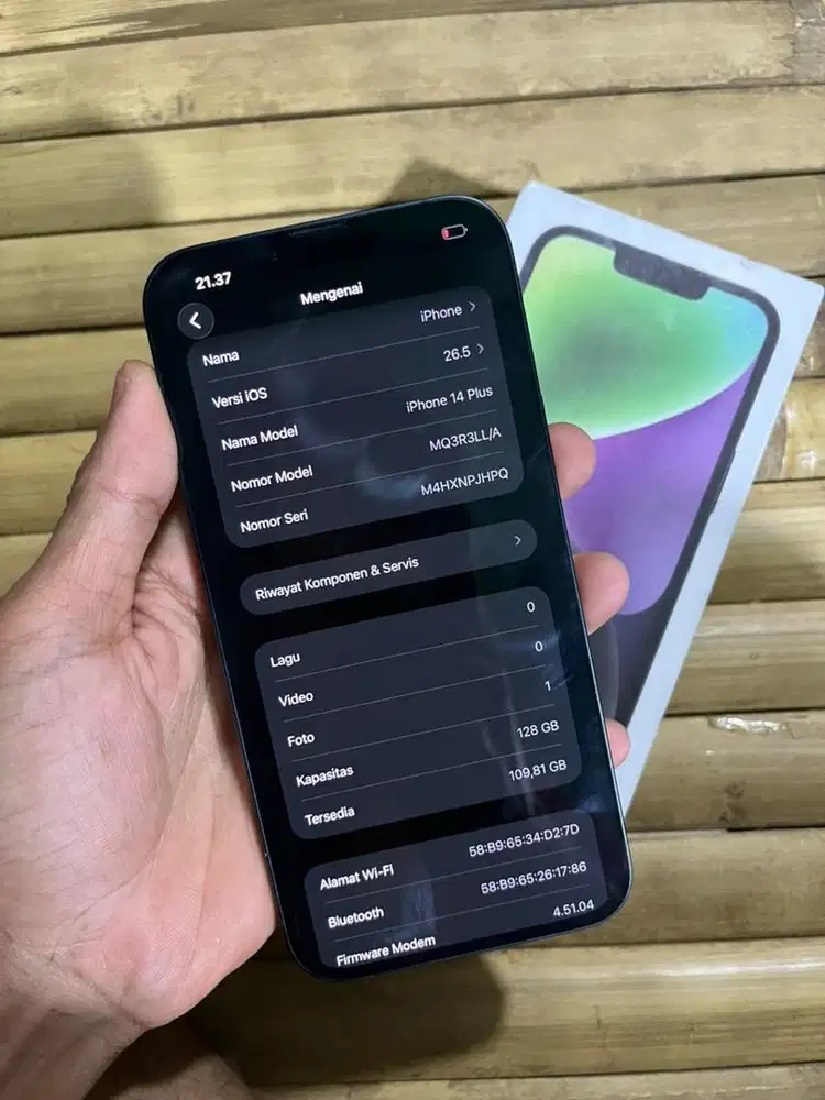 Iphone 14plus 128gb ex inter