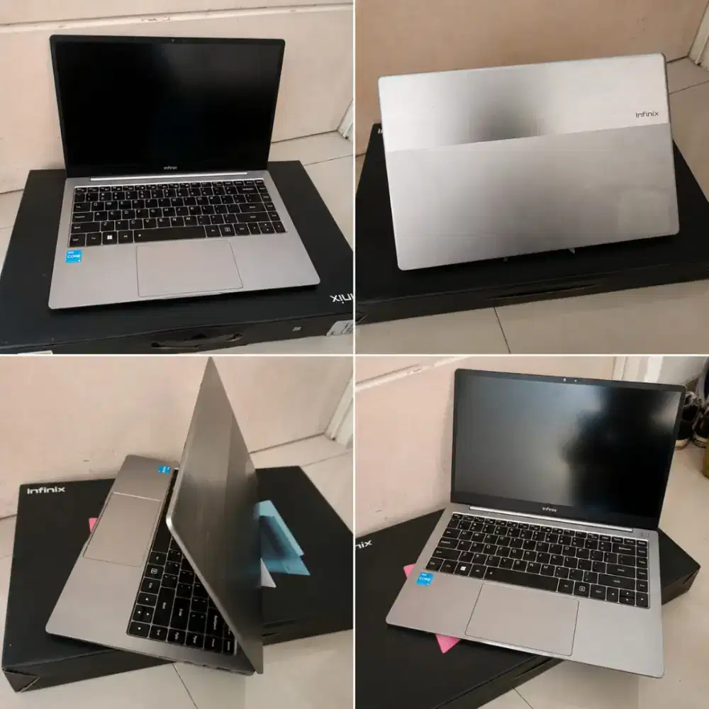 Infinix InBook X2
Spesifikasi :
Intel Core i3 Gen 11
RAM 8GB
SSD 256GB