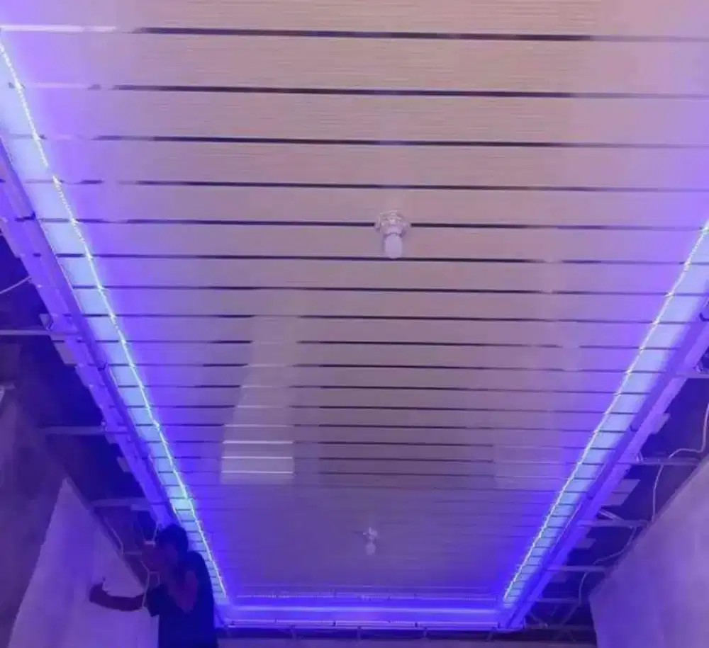 Plafon PVC terpasang glowssyy