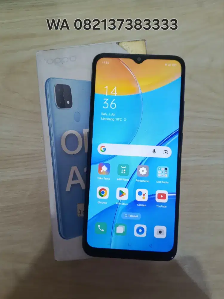 Oppo A15 3/32 Normal 100% - HP Bekas Handphone Second Murah Tested