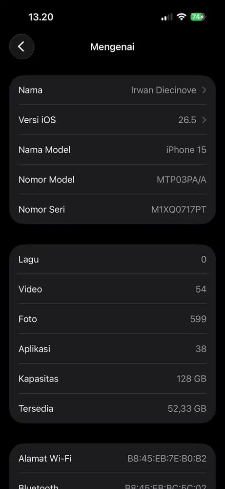 Iphone 15 128 ibox