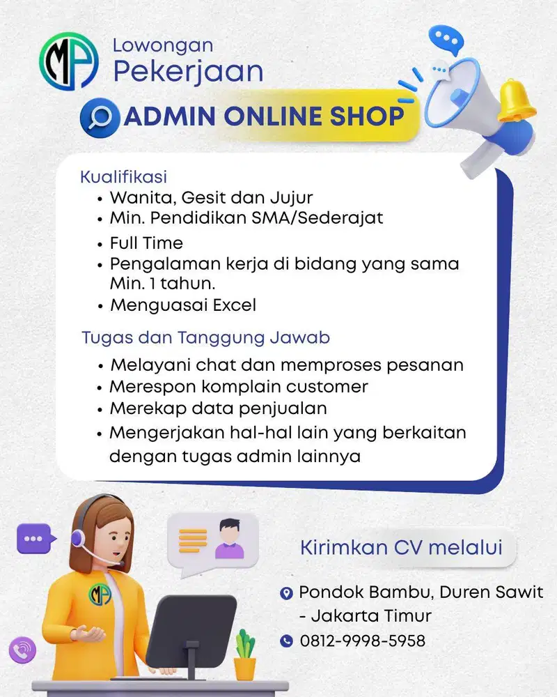 ADMIN ONLINE SHOP