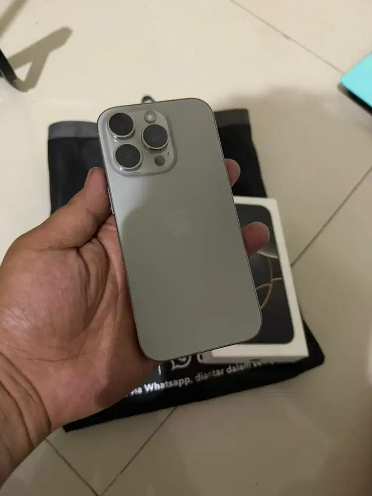 iphone 16 pro 256 natural titanium resmi beacukai setara ibox