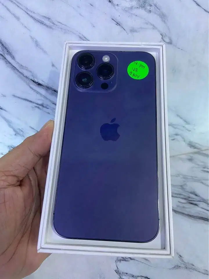 Second IPHONE 14 PROMAX 128gb DEEP PURPLE IBOX Welldutt
