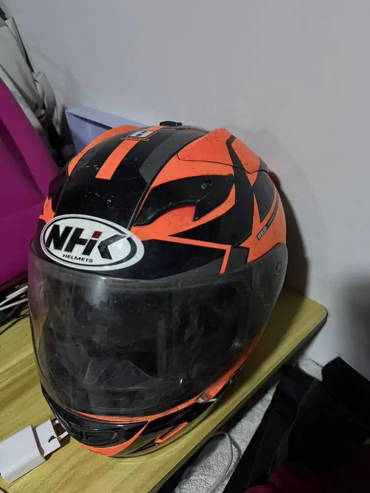 Dijual helm NHK GT 1000 warna oranges