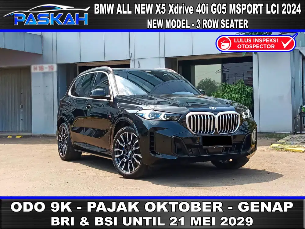 Odo=9k Bunga=4% Tax=Oktober Genap BMW X5 M SPORT 2024 BMW X 5 2024