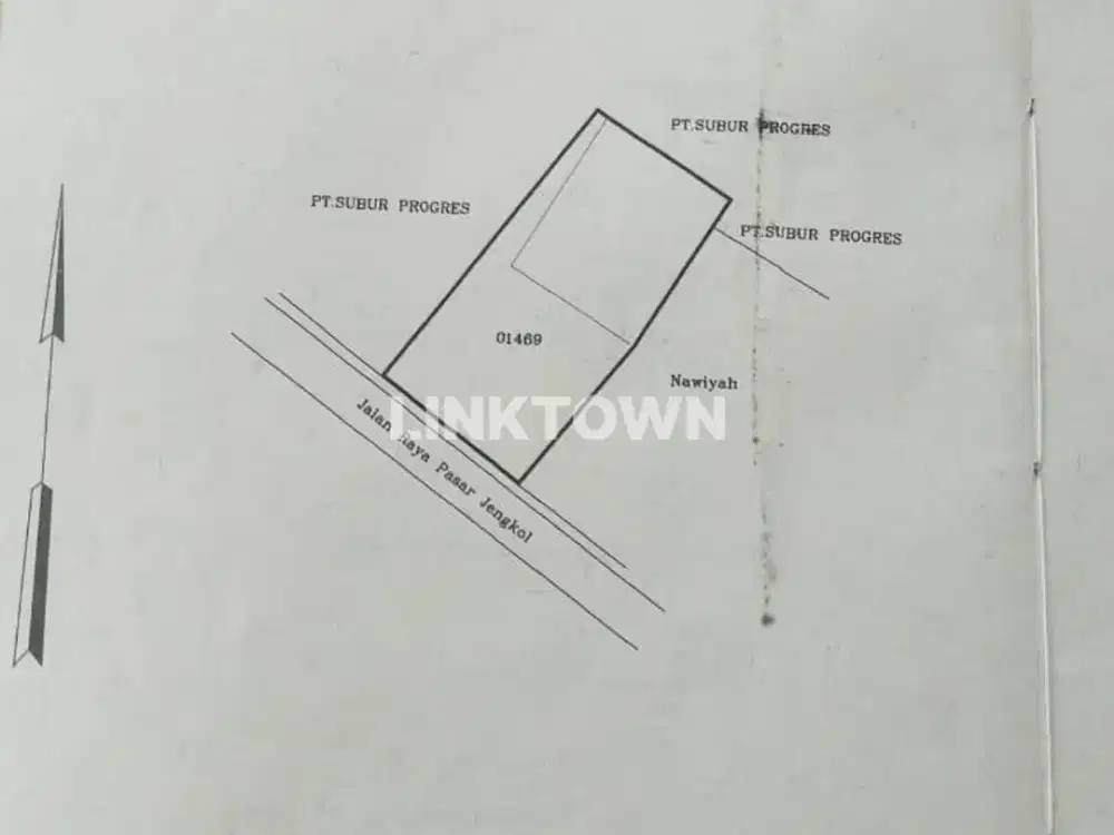 Tanah luas 621m² dijual Akses Bagus
