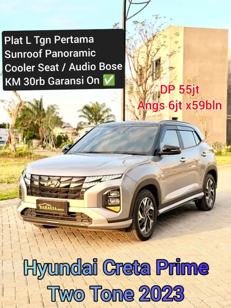 (Km30rb) Creta Prime 2 Tone IVT Matic 2023 L Two X Force HRV Prestige