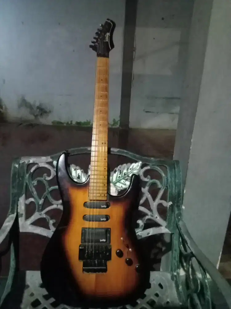 gitar electric vantage ori build up korea 118dt nego cod rungkut ganku