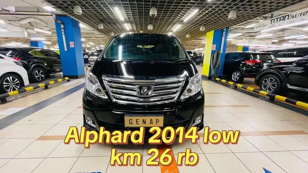 Toyota Alphard G 2014 Hitam km 26 rb antik