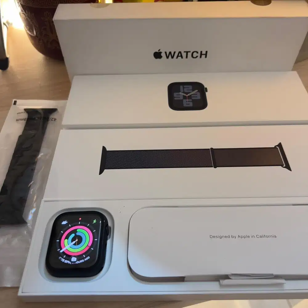 Apple Watch SE Gen 2 Seminggu Pakai BH 100% Garansi Juni 2027