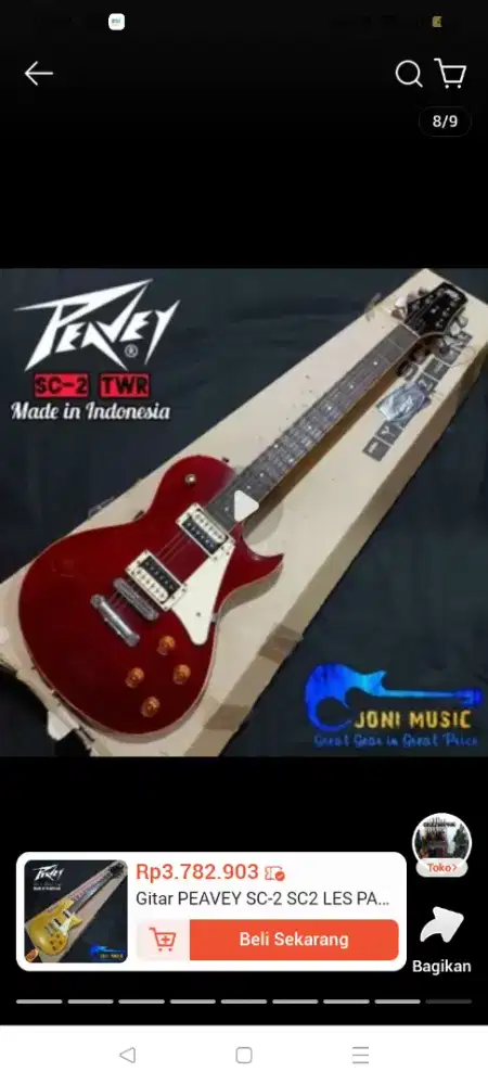 Gitar lama tapi gak pernah di pakai
