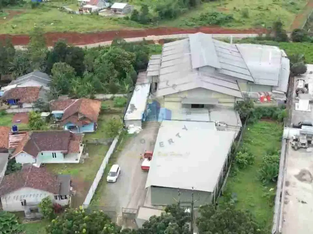 Pabrik Zona Industri Panongan – Tanah 9.954 m², Akses Kontainer 40 Feet, Dekat Tol Pasir Barat